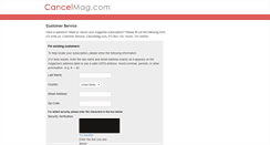Desktop Screenshot of cancelmag.com